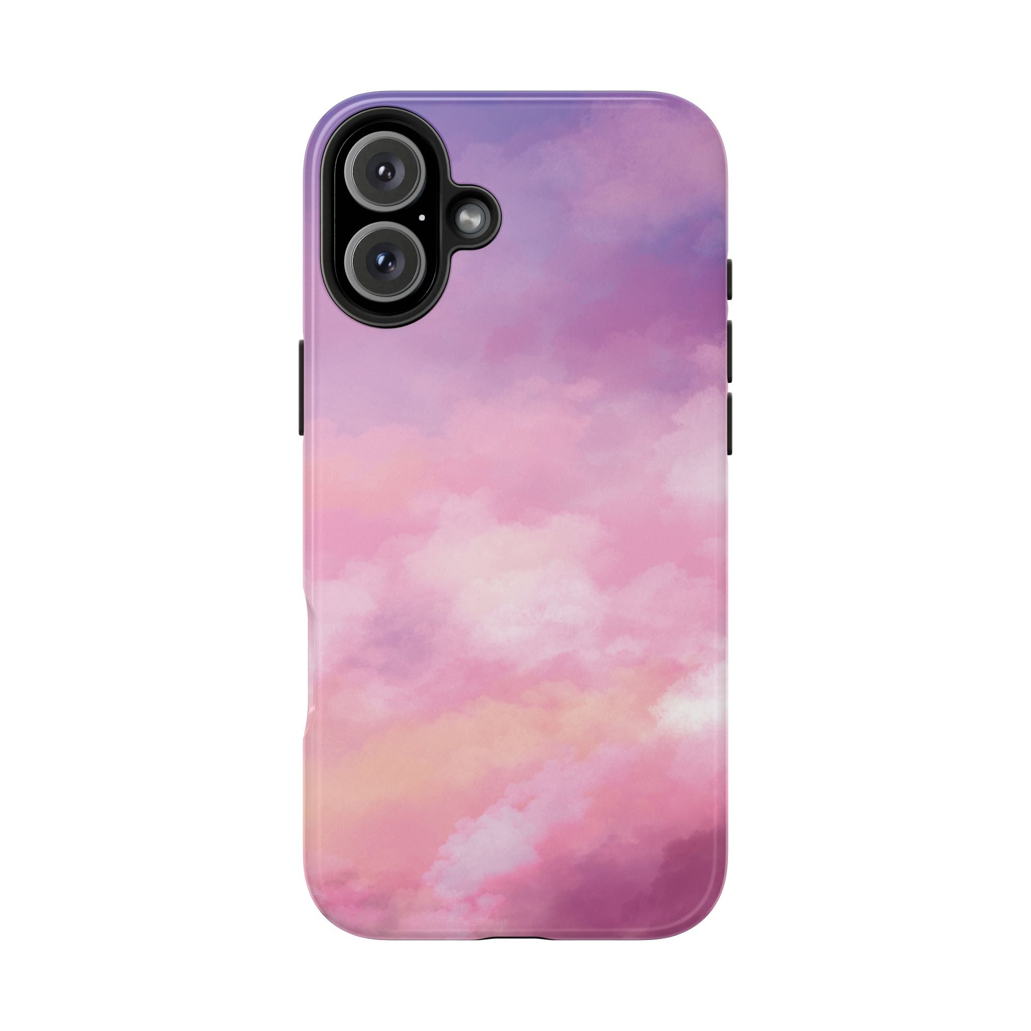 Stormy Purple Abstract iPhone Case