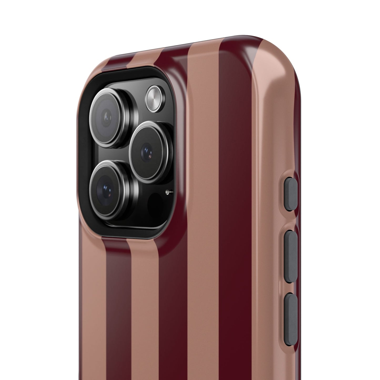 Tribeca | Burgundy Striped iPhone Case