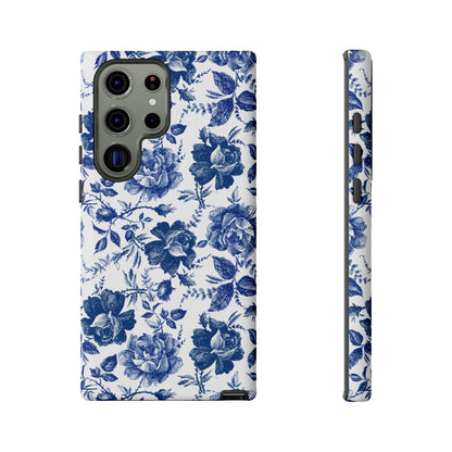 Indigo Rose | Blue Floral Case