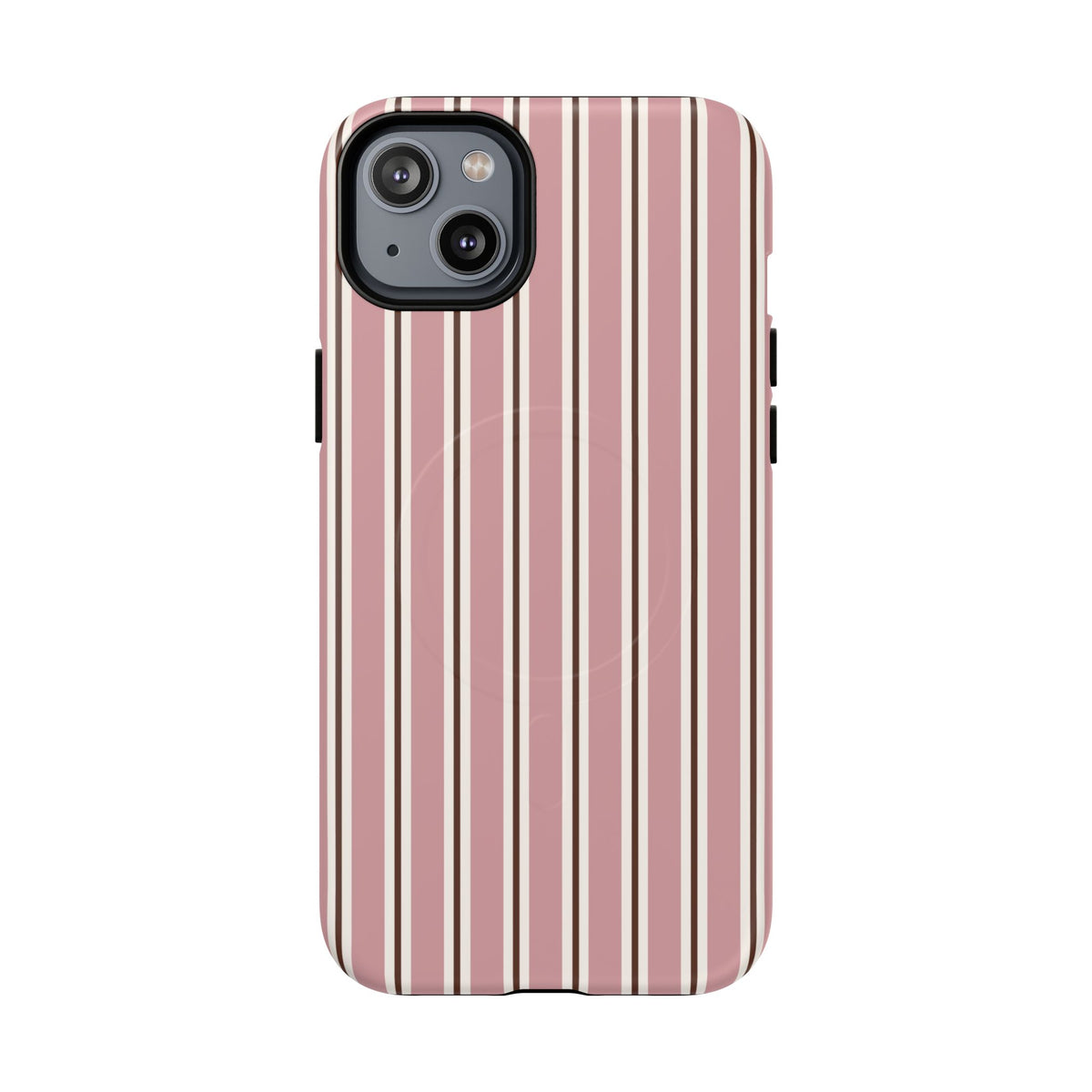 Pink on Repeat | Blush Stripe MagSafe Case
