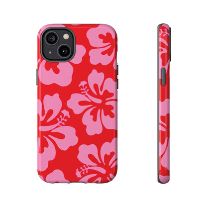 Aloha | Red Tropical Floral Case