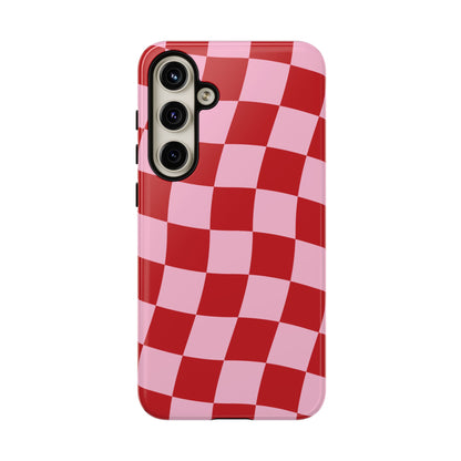 In Check | Wavy Checkerboard Case