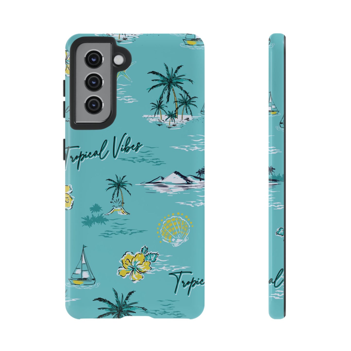 Tropical Vibes | Blue Island Vacation Case