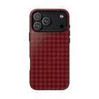 Bad Romance | Red Gingham MagSafe Case