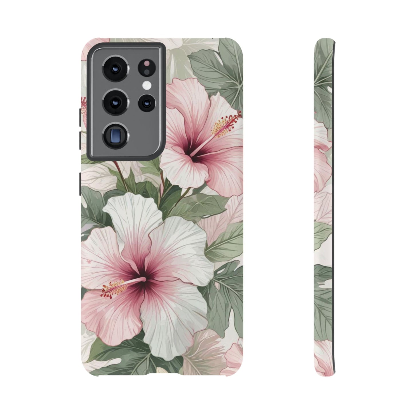 Island Hopping | Green & Pink Tropical Floral Case