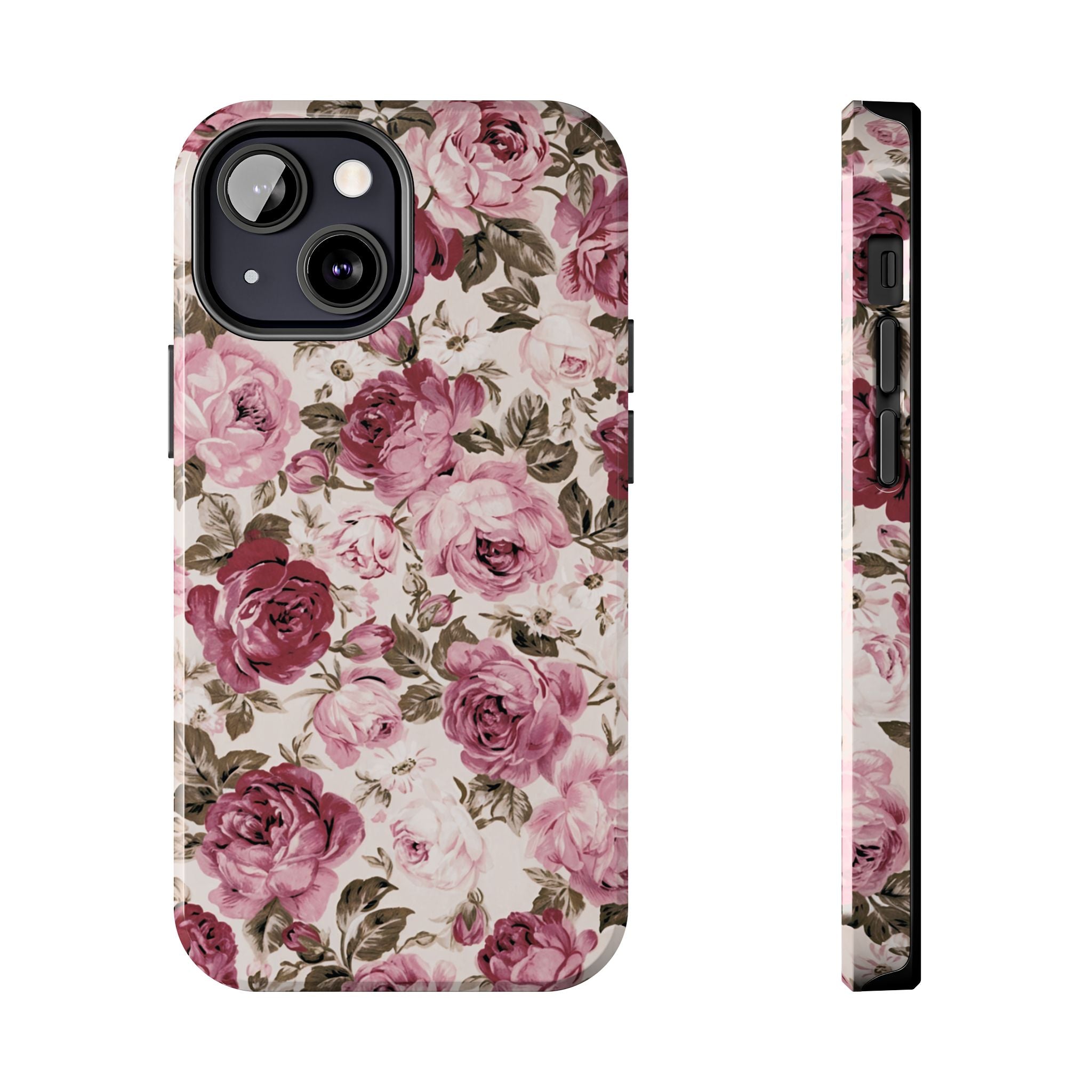 Love Story Romantic Floral iPhone Case