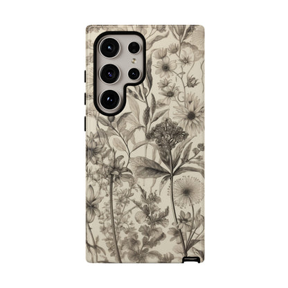 Vintage Wildflowers | Neutral Floral Case