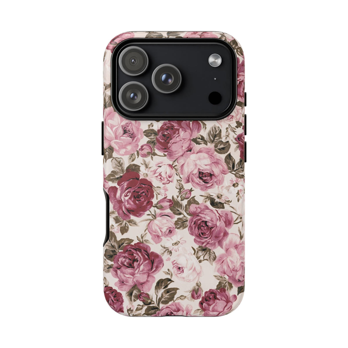 Love Story | Vintage Pink Rose Floral iPhone Case
