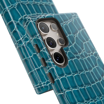 Teal Croc | Crocodile Galaxy Case