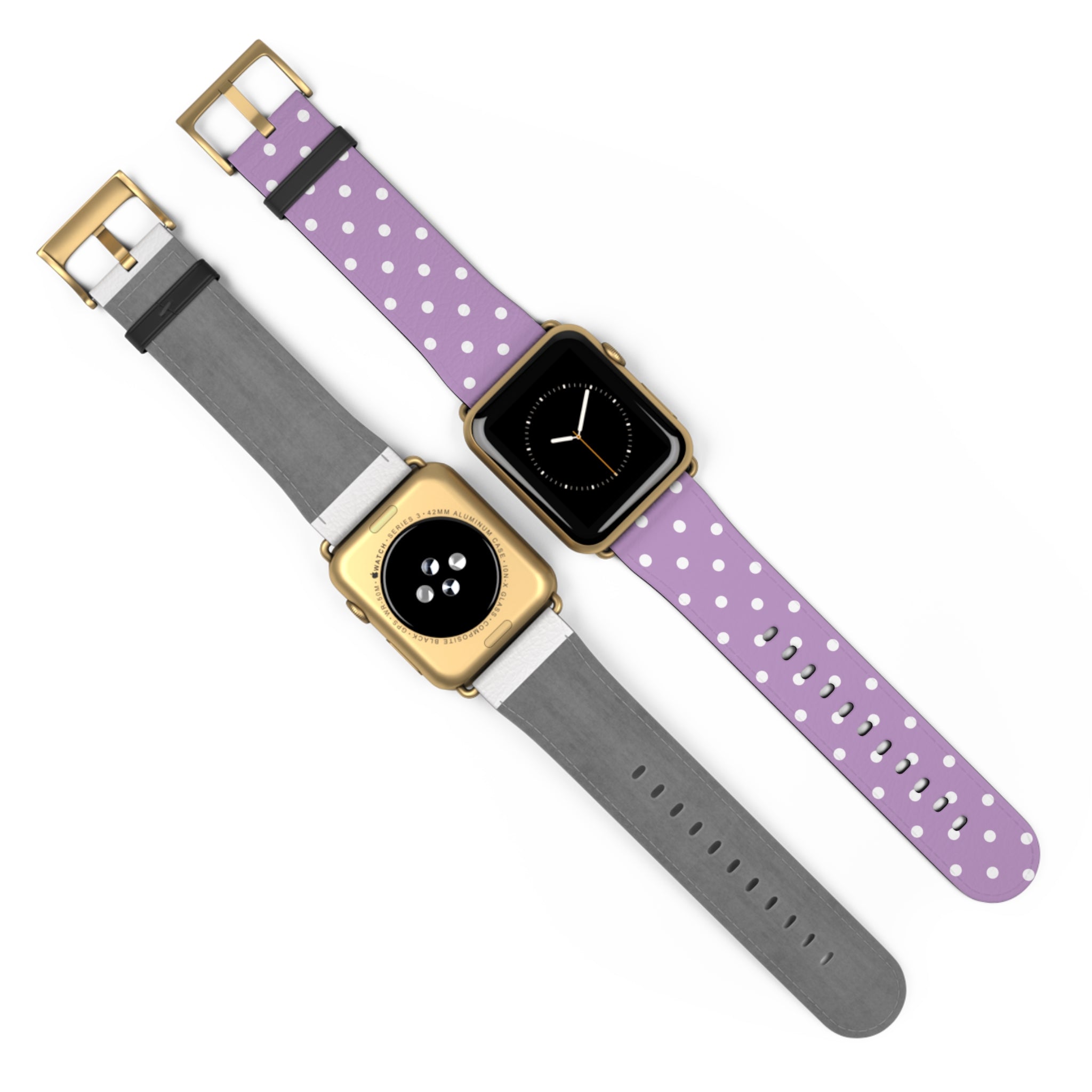 Purple Polka Dot Apple Watch Band