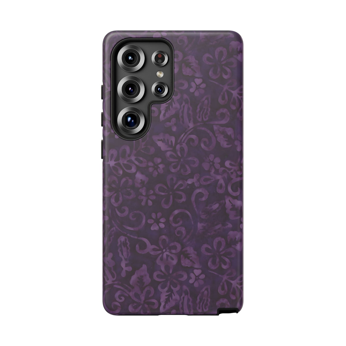 Dark Romance | Purple Batik Floral Galaxy Case