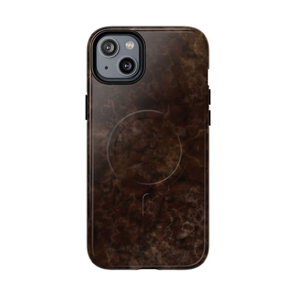 Espresso | Brown Marbled MagSafe Case