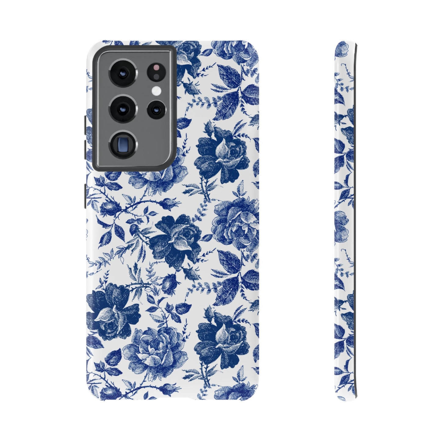 Indigo Rose | Blue Floral Case