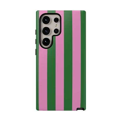 Retro Stripe | Pink & Green Y2K Case