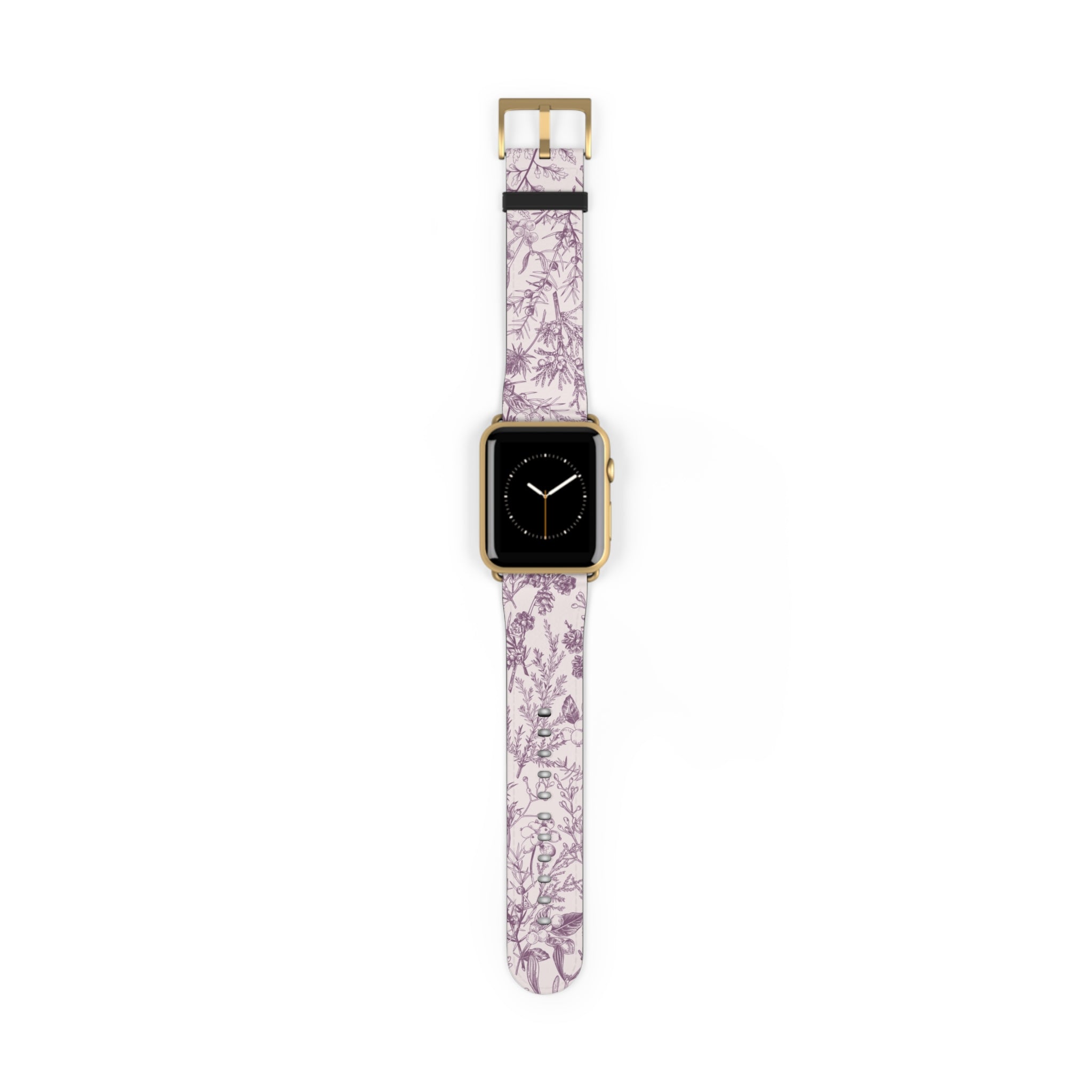 Plum Botanical Apple Watch Band