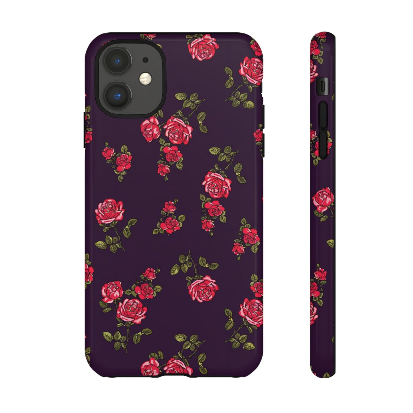 Enchanteur | Coque iPhone à motif floral indigo