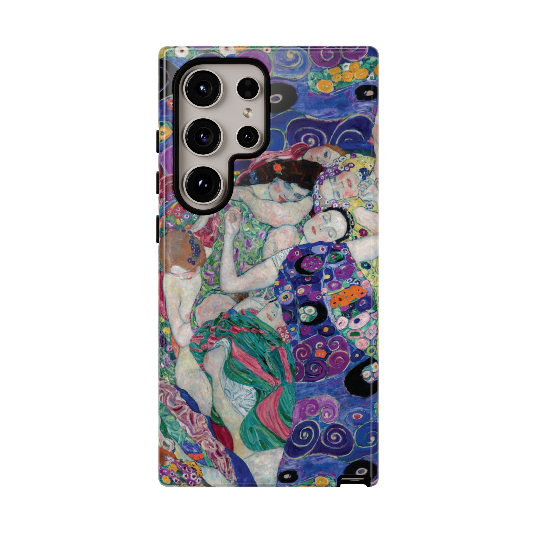 The Maiden Klimt Collage Galaxy Case