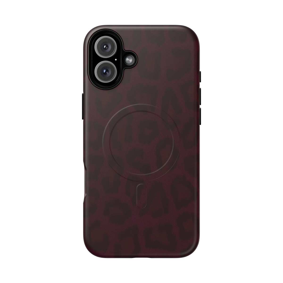 Black Cherry | Burgundy Leopard MagSafe Case