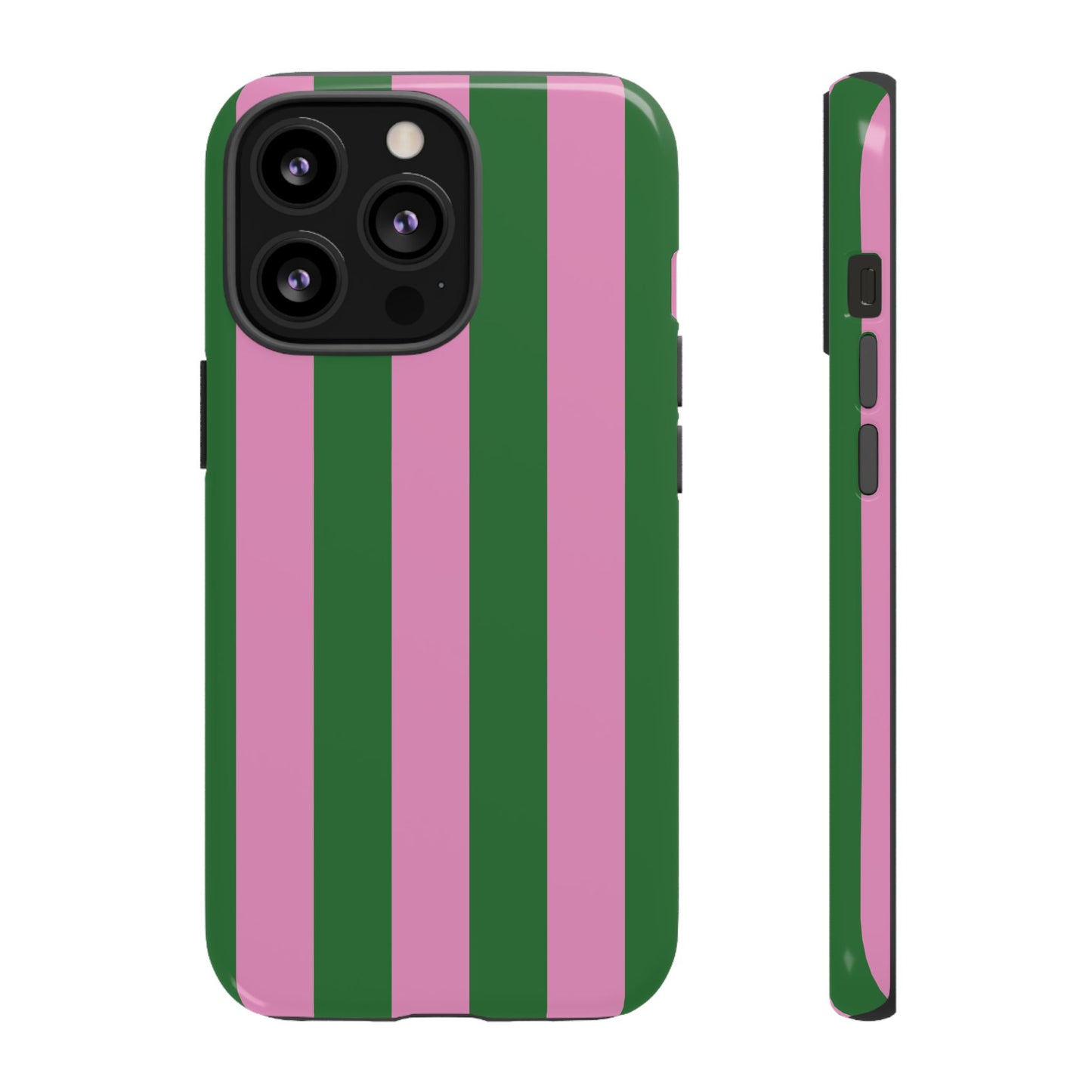 Retro Stripe | Pink & Green Y2K Case