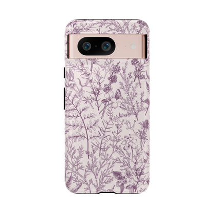 Plum Botanical Garden | Purple Floral Case