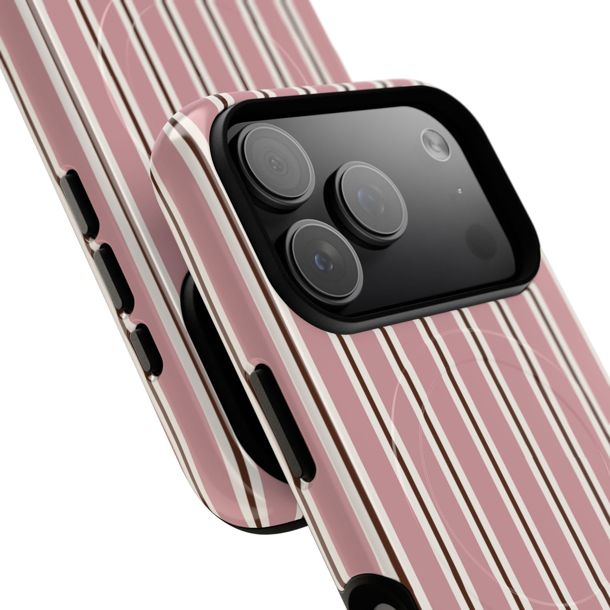 Pink on Repeat | Blush Stripe MagSafe Case