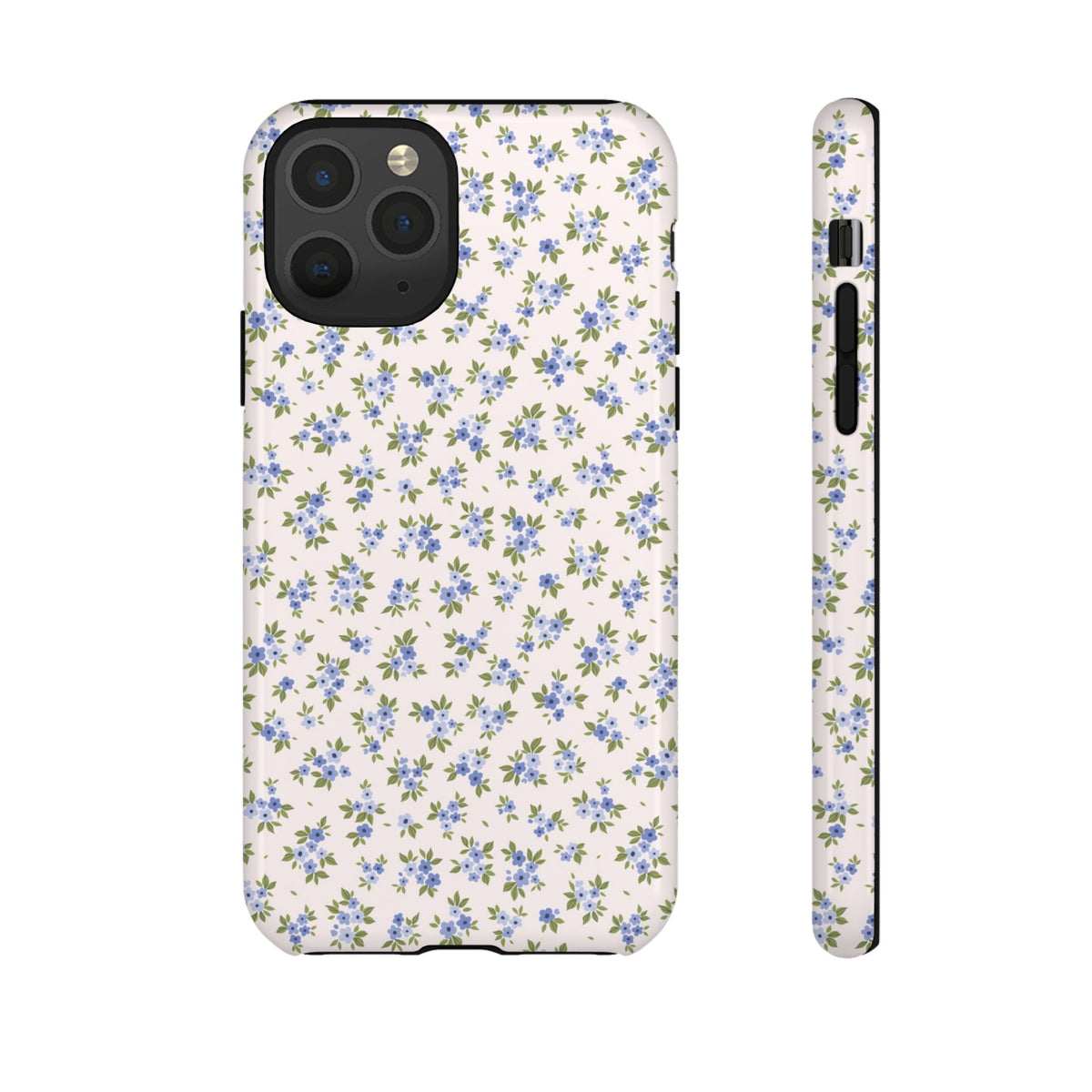 Love Notes | Blue Ditsy Floral iPhone Case