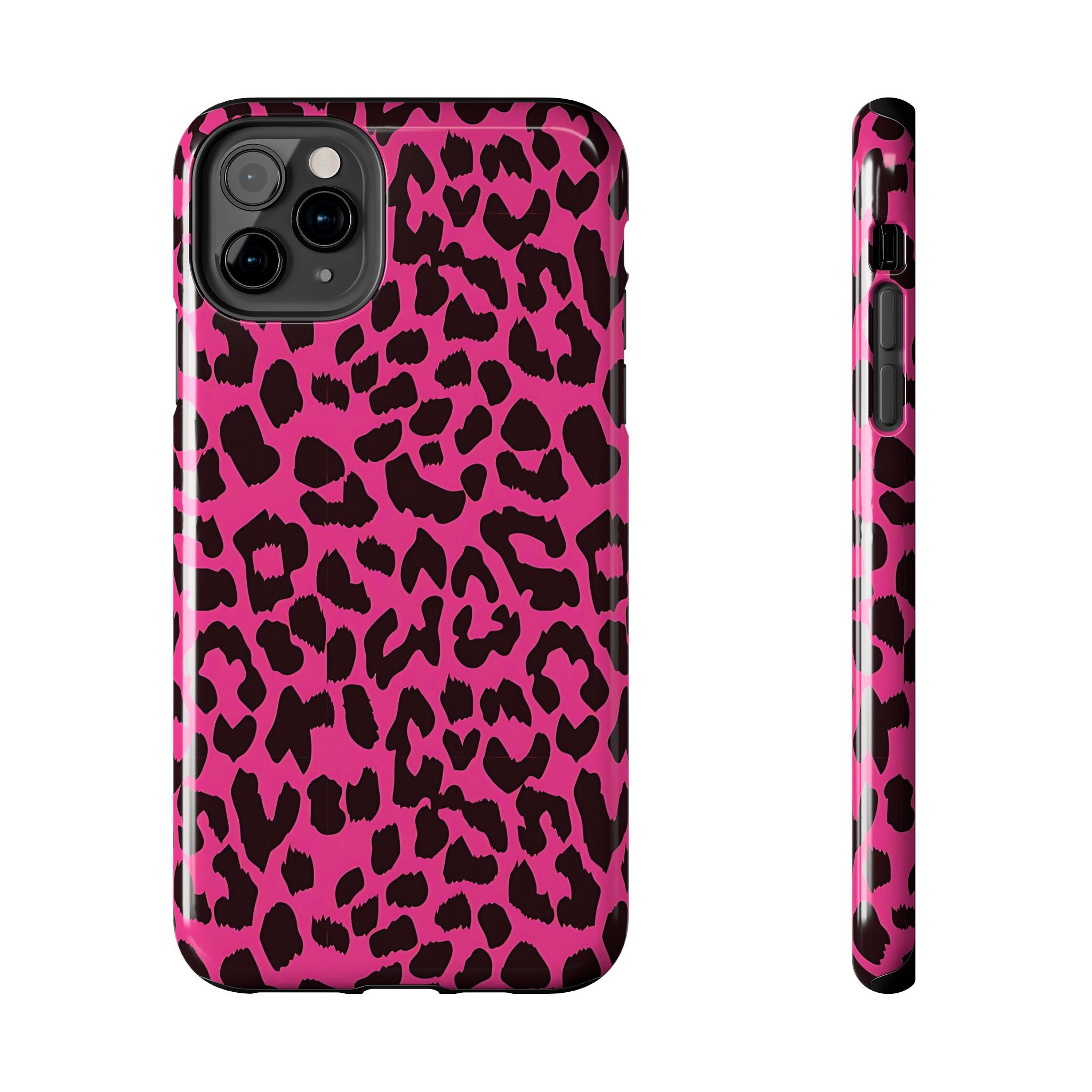 Funda para iPhone con estampado de leopardo rosa | Pasarela