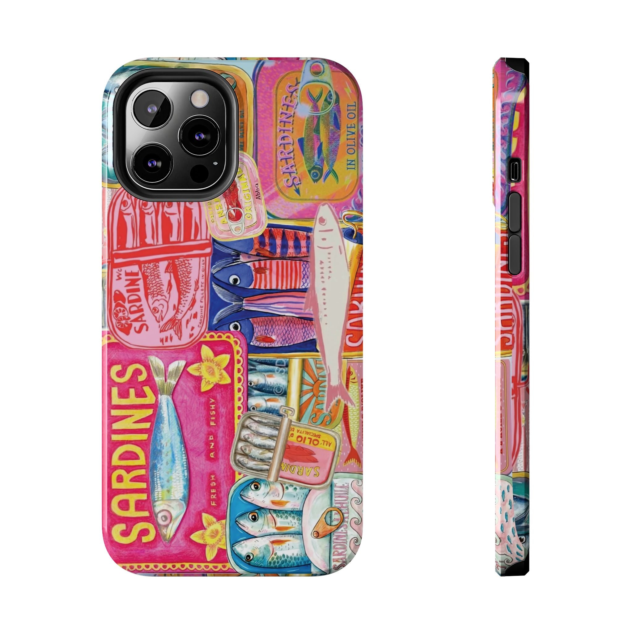 Sardines Collage iPhone Case