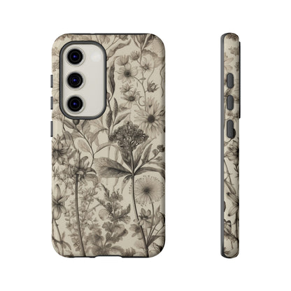 Vintage Wildflowers | Neutral Floral Case