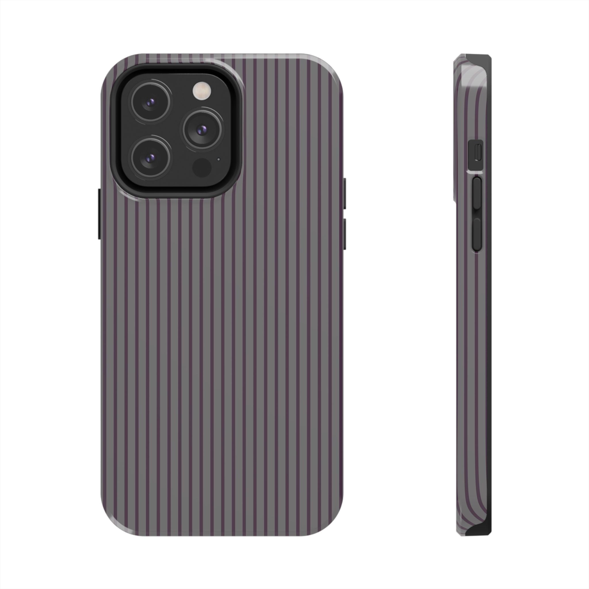 Trendsetter Gray Pinstripe iPhone Case