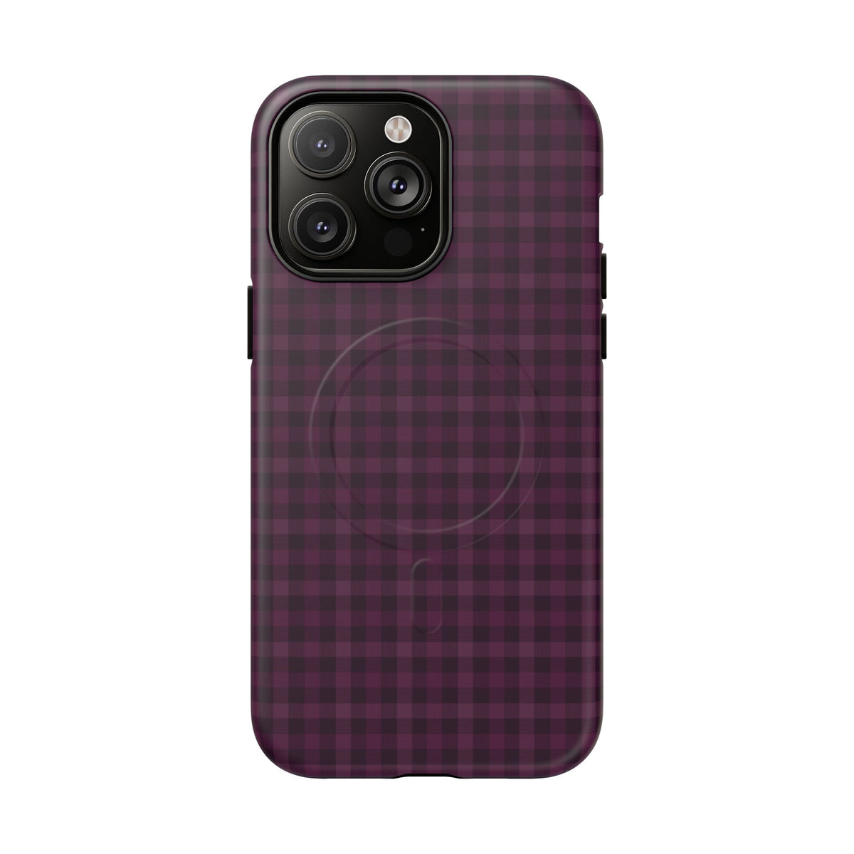 Plum Crush | Purple Plaid MagSafe Case