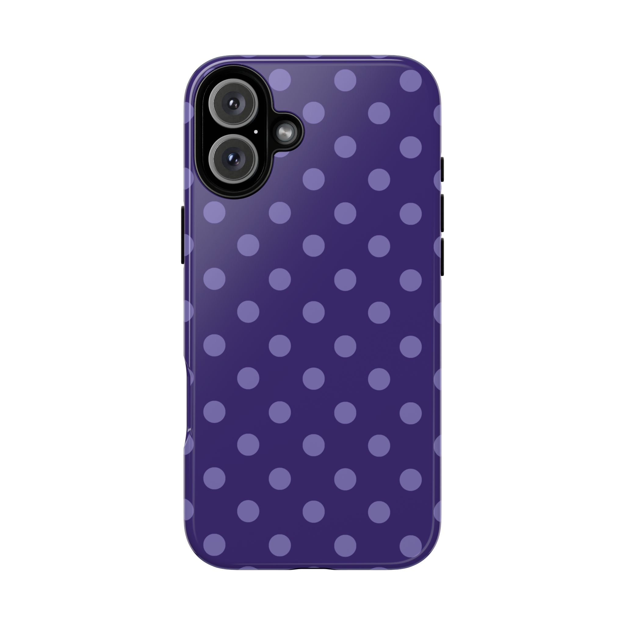 Plum Pop | Polka Dot iPhone Case