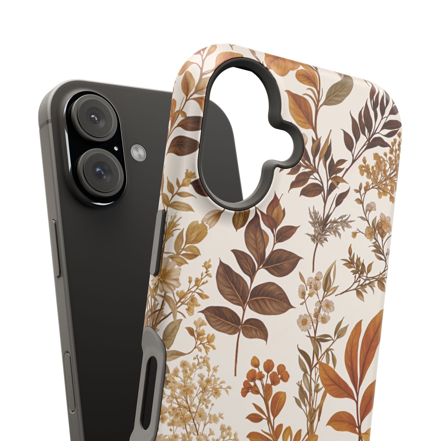 Autumn Botanical | Brown Floral MagSafe Case