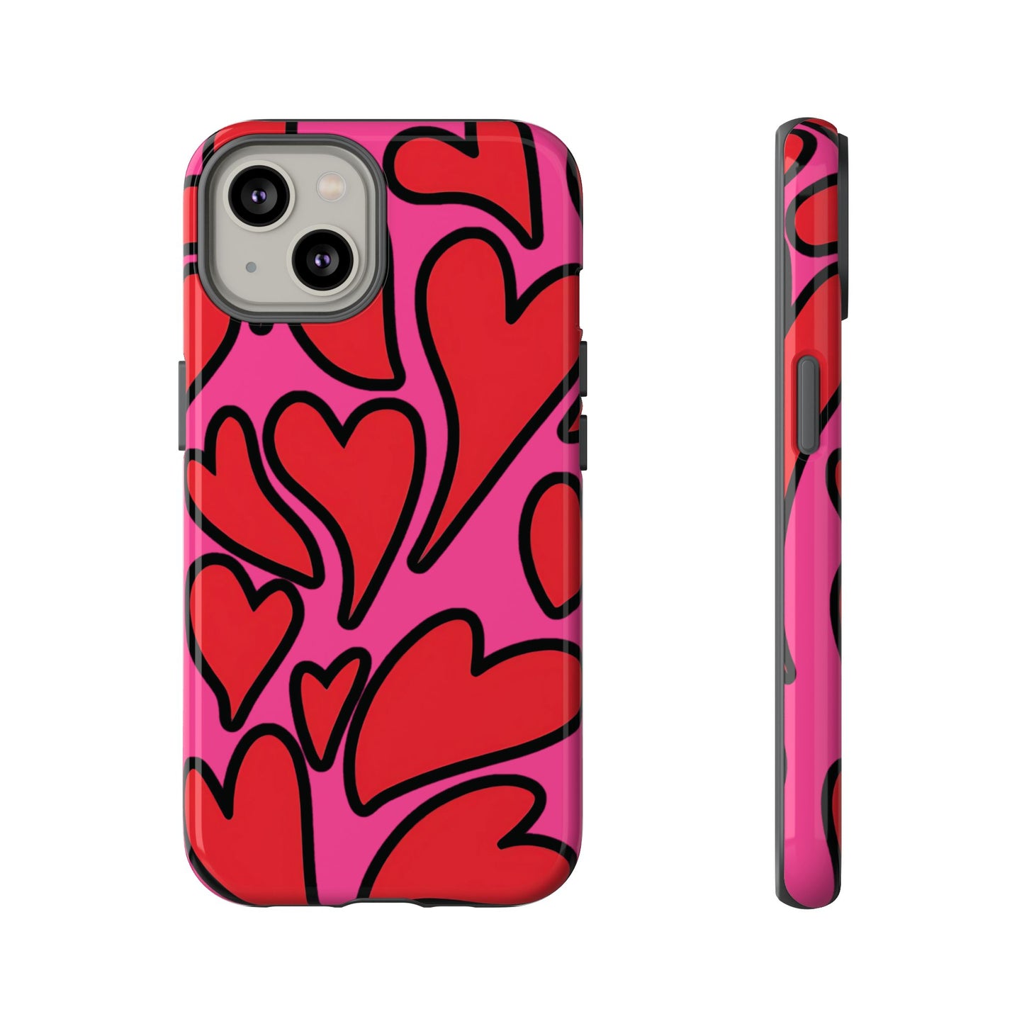 Summer Love | Retro Hearts iPhone Case