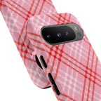Chanelle Pink Plaid Pixel Case