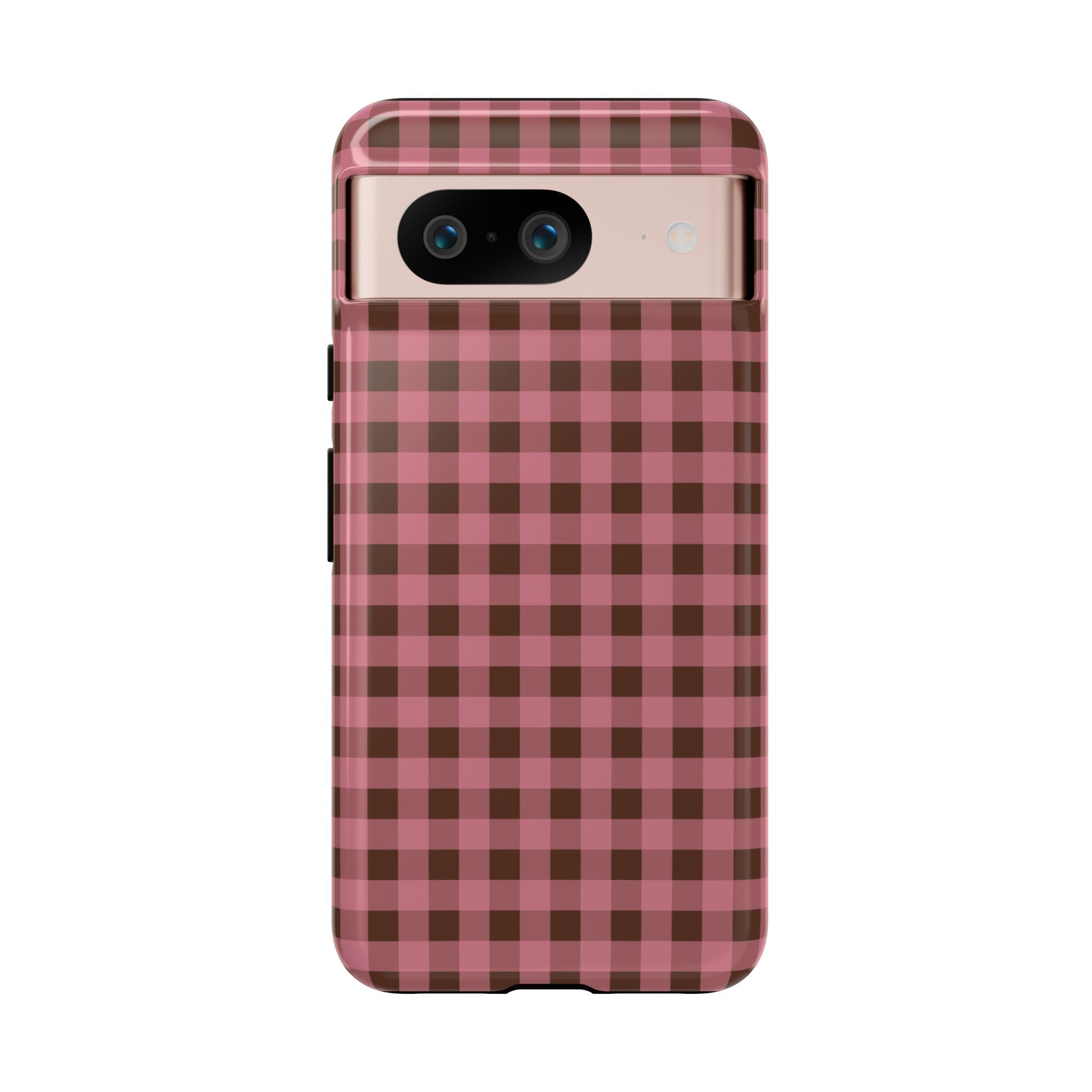 Rosy Gingham Phone Case