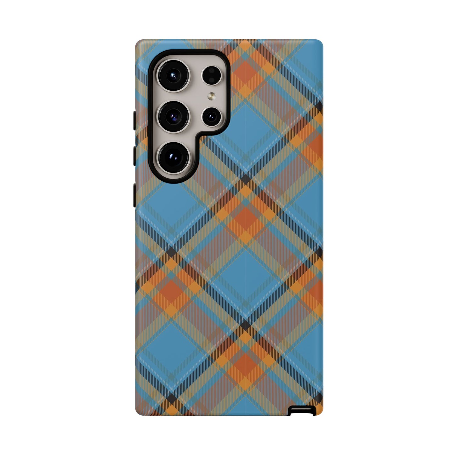 Cozy | Blue Plaid Case