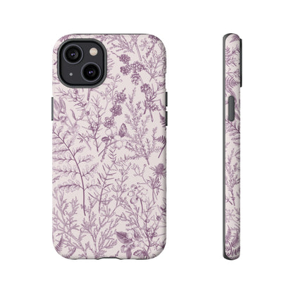 Plum Botanical Garden | Purple Floral Case