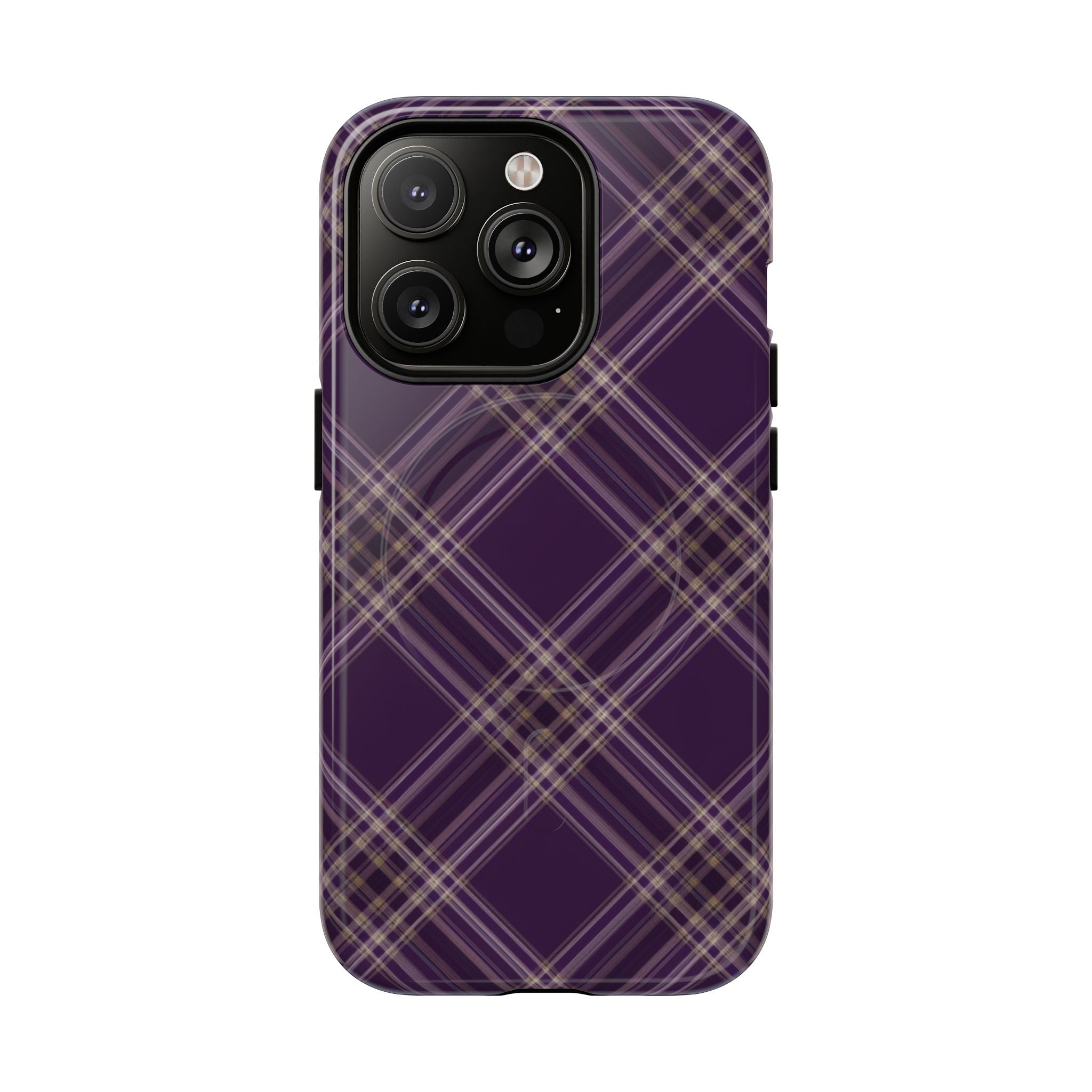 Plum Plaid MagSafe Case