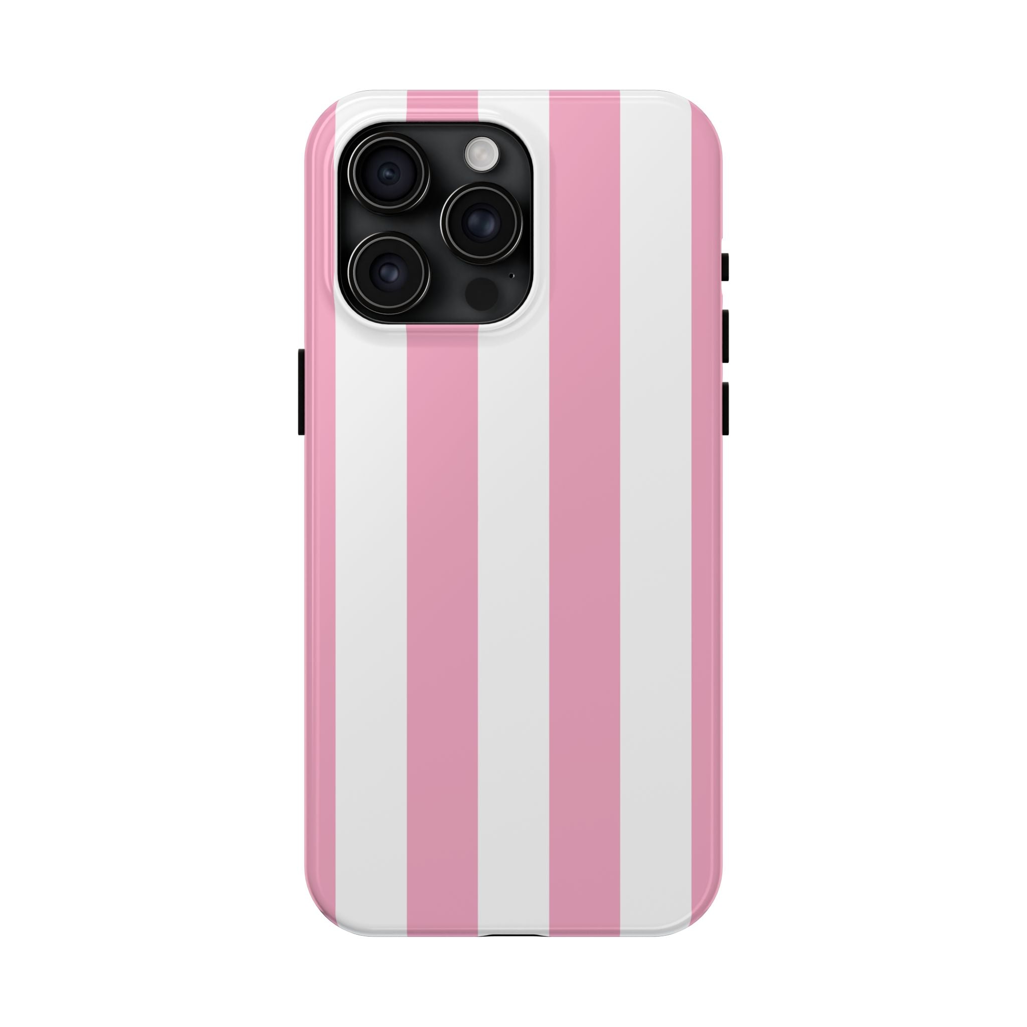 Pink Cabana Stripe iPhone Case