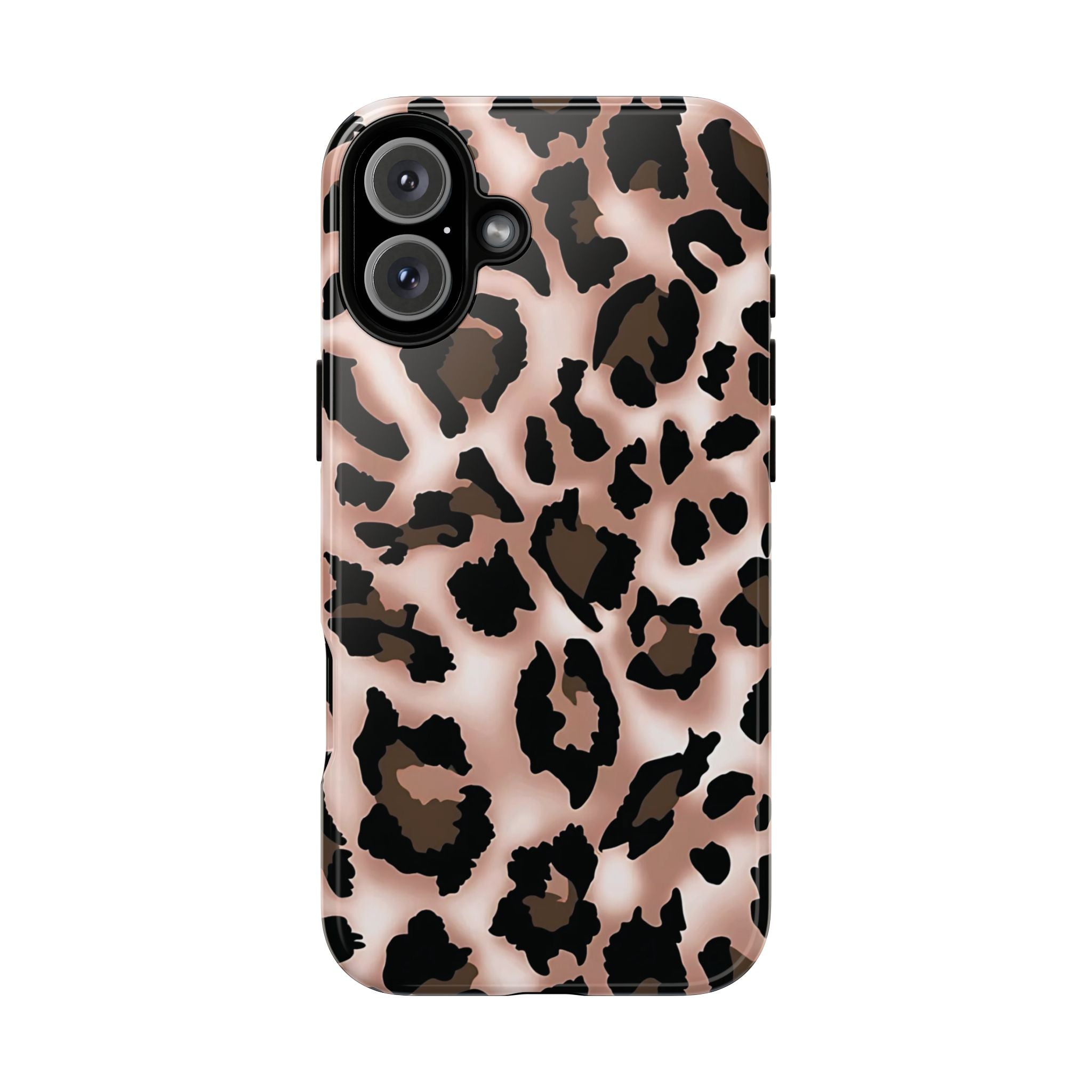 Funda para iPhone con estampado de leopardo y manchas