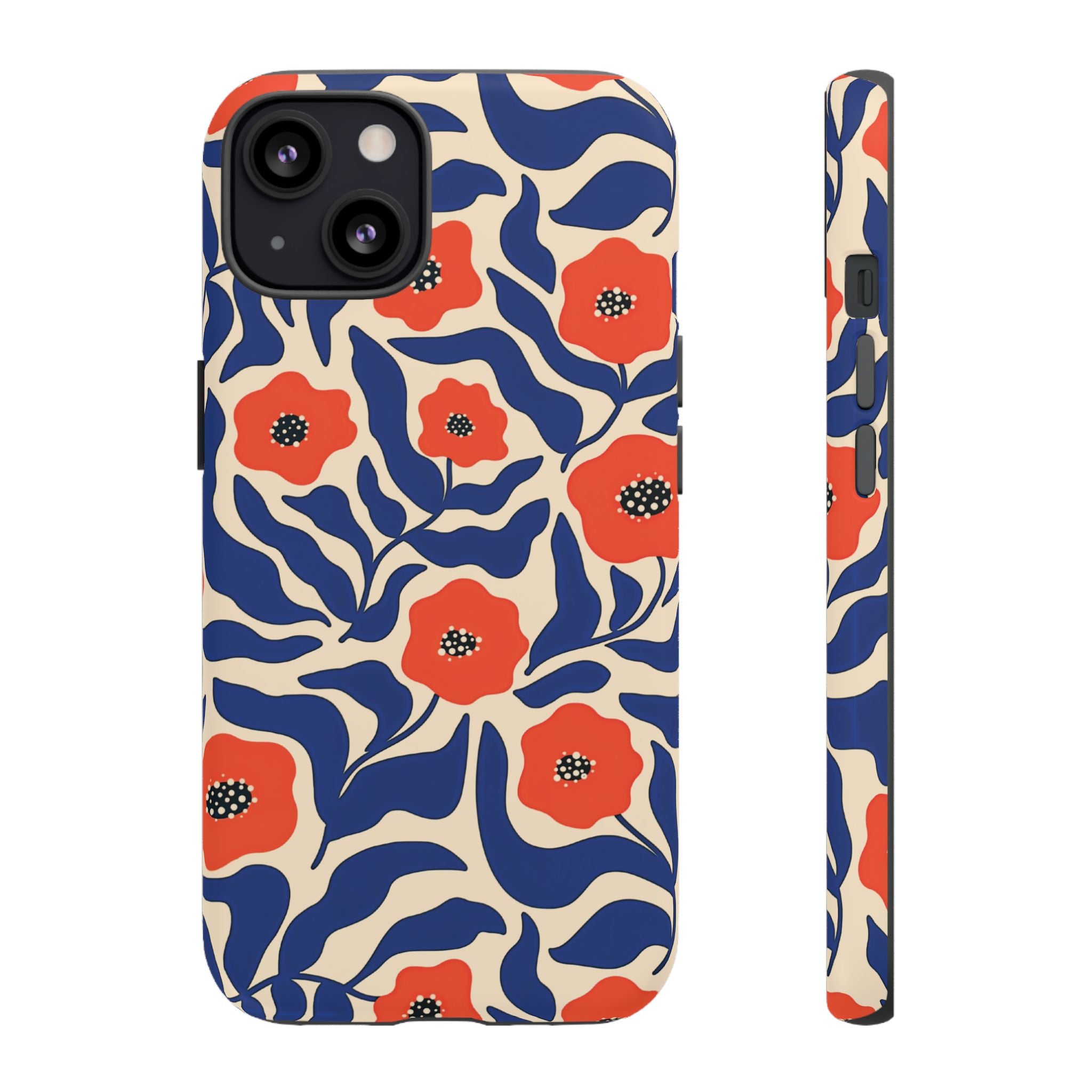 Indigo Poppy Phone Case