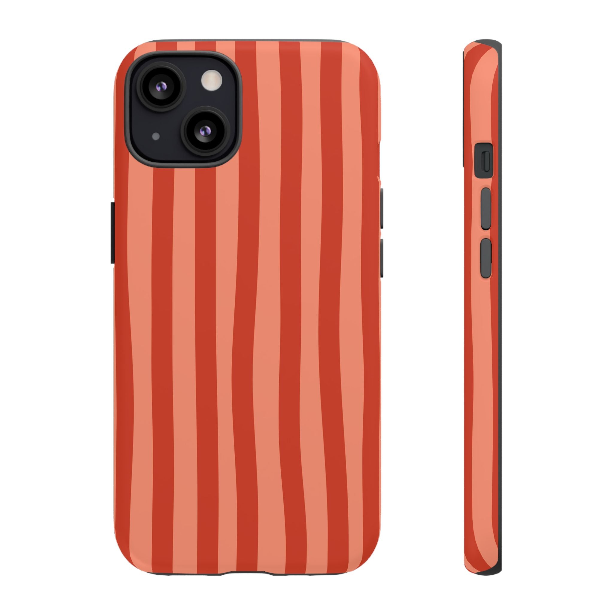 Orange Crush | Wavy Stripe iPhone Case