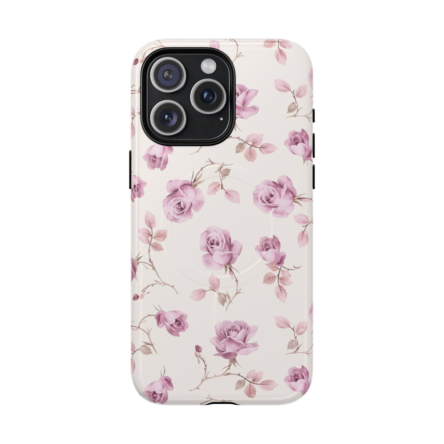 Funda MagSafe con diseño floral y estilo vintage Rose