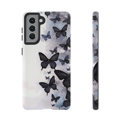 Estuche Galaxy con diseño de mariposas sin límites