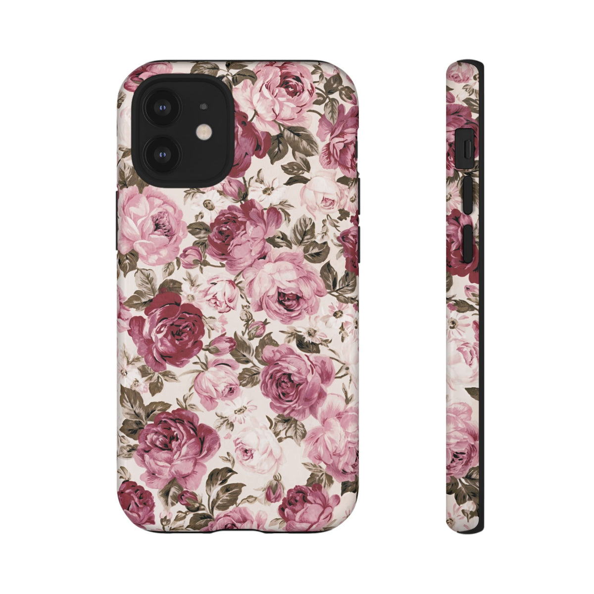 Love Story | Vintage Pink Rose Floral iPhone Case