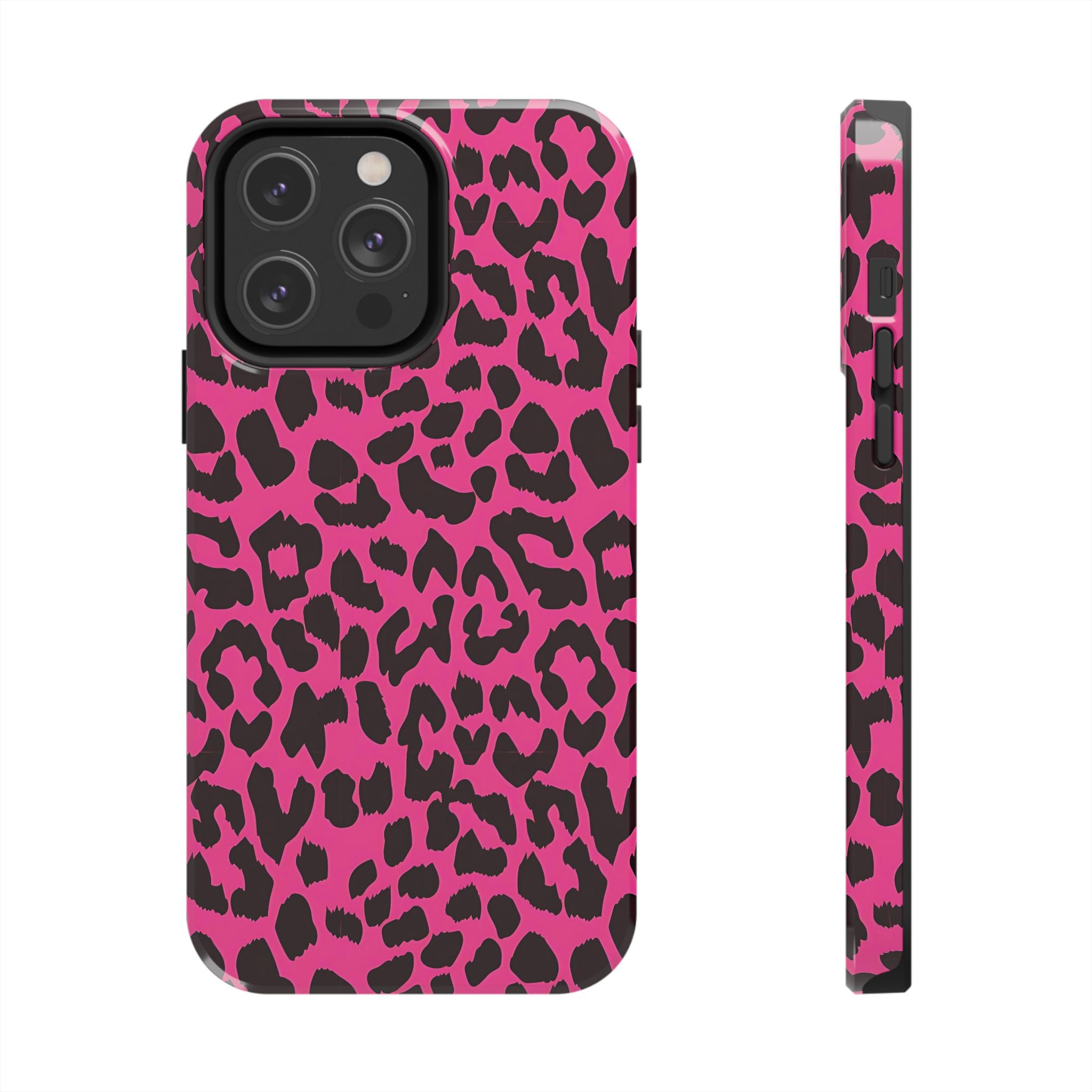 Funda para iPhone con estampado de leopardo rosa | Pasarela