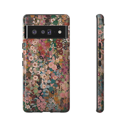 Estuche de píxeles con diseño floral de Wallflower