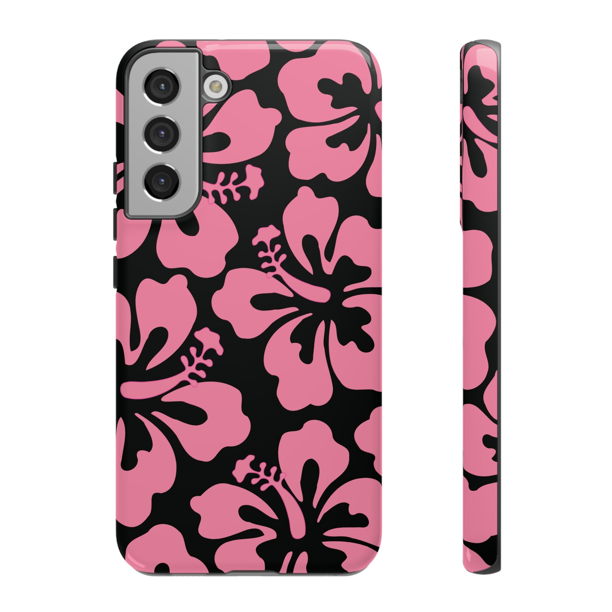 Maui Pink Hibiscus Galaxy Case