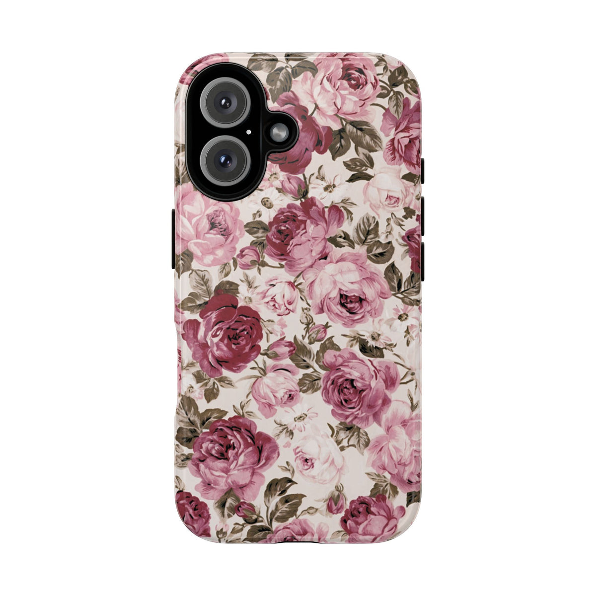 Love Story | Vintage Pink Rose Floral iPhone Case